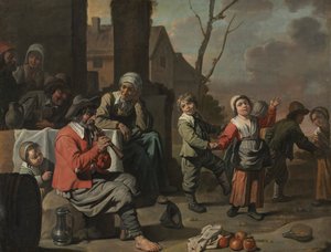Köylü Çocuklarının Dansı, 1650