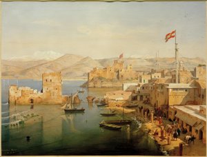 Beyrut limanının görünümü by Leander Russ
