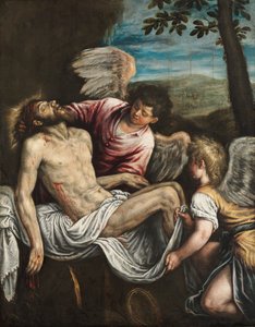 Meleklerle Ölü İsa, c. 1580.