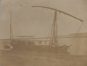 Nil Teknesi, Mısır, 1851. by Leavitt Hunt.