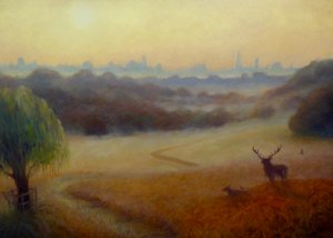 Richmond Park Sonbahar Sabahı, 2020 by Lee Campbell