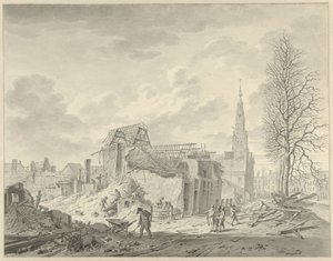 12 Ocak 1807 barut felaketinden sonra Leiden