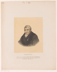 Portret van Herman Tollius H. Tullius (nesne üzerindeki başlık) by Leendert Springer (I)