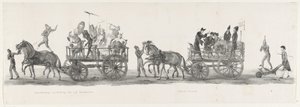 Beş Fakülte ve Halkla İlişkiler, 1835 Beş Fakültenin sembolik temsili / Halkın Teşviki (nesne üzerindeki başlık) H.H. tarafından düzenlenen yükselişlerin bireysel performansları. 9 Şubat