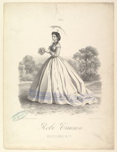 Robe Trianon, Dollfus Mieg & Cie, 1865. by Lemercier et Compagnie