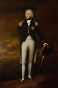 Amiral Viscount Nelson'ın Portresi (1758-1805) (tuval üzerine yağlıboya) by Lemuel Francis Abbott
