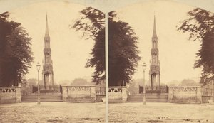 İngiliz Anıtları, Anıtları ve Mezarlarının 8 Erken Stereograf Görünümü Grubu, 1850