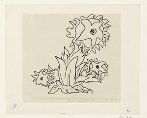 Çiçekler by Leo Gestel (signed by artist)