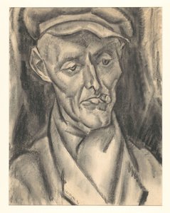 kap ve puro olan adam by Leo Gestel (signed by artist)