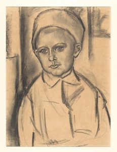 Bilinmeyen bir çocuğun portresi by Leo Gestel (signed by artist)