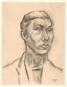 Bilinmeyen bir adamın portresi by Leo Gestel (signed by artist)
