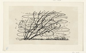 Suda iki balık by Leo Gestel (signed by artist)