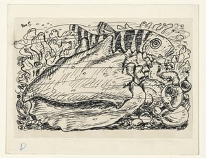 Suda balık ve kabuk by Leo Gestel (signed by artist)