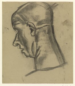 Kel bir adamın kafasının arkası by Leo Gestel