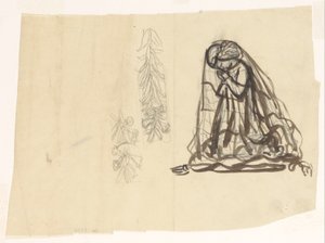 Dua eden kız ve süs by Leo Gestel