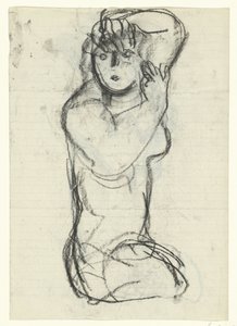 çıplak kadın by Leo Gestel