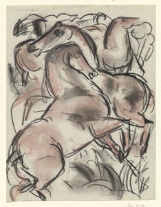Doğada atlar by Leo Gestel