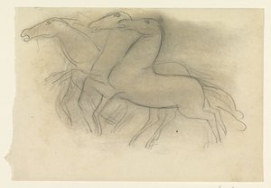 koşan atlar by Leo Gestel
