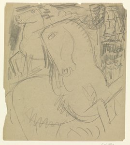 İki at by Leo Gestel