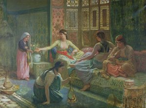 Interior of a Harem, c.1865 