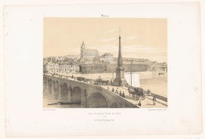 Blois'in köprüden görünümü Vue de Blois ödül du pont (nesne üzerindeki başlık) Çağdaş Fransa (dizi başlığı) La France de nos jours (dizi başlığı)