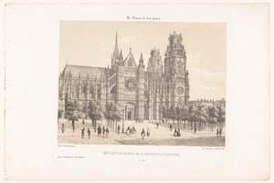 Orléans Katedrali'nin görünümü (kuzey tarafı) Côté septentrional de la cathédrale à Orléans (nesne üzerine başlık) Çağdaş Fransa (dizi başlığı) La France de nos jours (nesne üzerine dizi başlığı) by Leon Auguste Asselineau