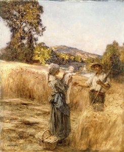 Akşam yemeği, by Leon Augustin Lhermitte