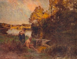 Banyocu, 1907, 1938 by Leon Augustin Lhermitte