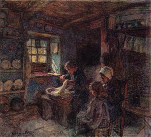 Dantelciler, c1888 by Leon Augustin Lhermitte