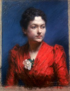 Madam Lambert, 1889 by Leon Augustin Lhermitte