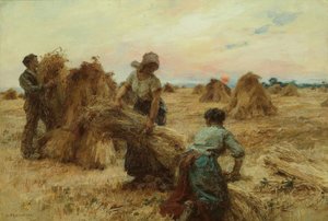 biçerdöverler by Leon-Augustin Lhermitte