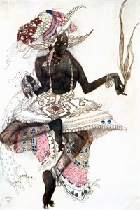 Le Dieu Bleu Mavi Tanrı için Bayadere kostüm tasarımı, 1911 by Leon Bakst