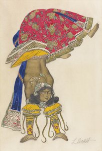 Mavi Tanrı Balesi için kostüm tasarımı, R. Hahn, 1912 by Leon Bakst