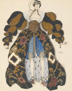 R. Strauss'un The Legend of Joseph Balesi için kostüm tasarımı by Leon Bakst