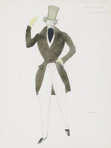 Bale Karnavalı için kostüm tasarımı, R. Schumann, 1910 by Leon Bakst