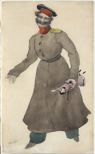 Bale Peri Bebek için kostüm tasarımı, J. Bayer, 1903 by Leon Bakst