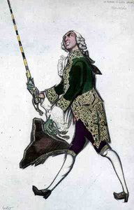 Güleryüzlü Bayanlardan Rinaldo Kostümü by Leon Bakst