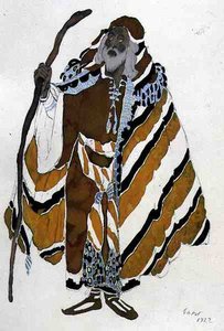 Sebastian Şehitinden Sarılı Yaşlı Adam için Kostüm by Leon Bakst