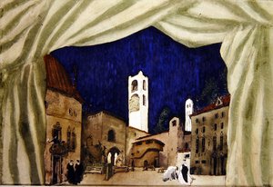 Markiz Avı için Tasarım by Leon Bakst