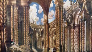 Nişan için sahne tasarımı, Uyuyan Güzel'den, 1921 by Leon Bakst