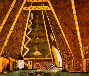 Thamar için set tasarımı, Mily Balakirev