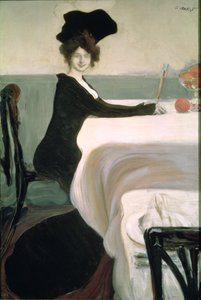Akşam yemeği by Leon Bakst