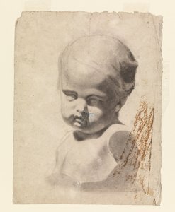 Bir Çocuğun Büstü Çalışması (alçıdan) by Leon Dabo