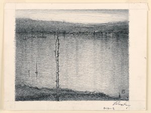 Nehrin Karşısında Görüntüle by Leon Dabo