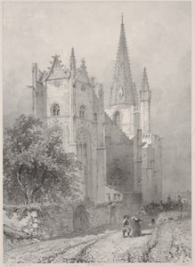 Hennebont Kilisesi, Brittany by Leon Gaucherel