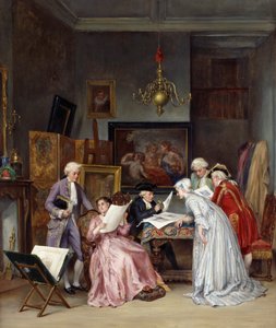 Koleksiyonerin çalışması by Leon Marie Constant Dansaert