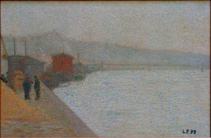 Saône kıyıları by Leon Pourtau