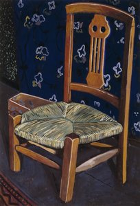 Madeleine'in Sandalyesi; La Chaise de Madeleine - Madeleine'in sandalyesi, 1925 dolayları (kart üzerine guaş) by Leon Spilliaert