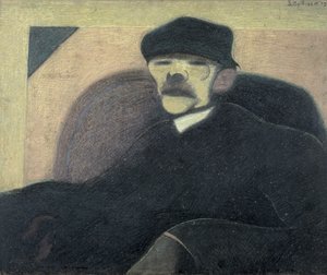 Kırmızı Kulaklı Adam, Gorki'nin Portresi by Leon Spilliaert