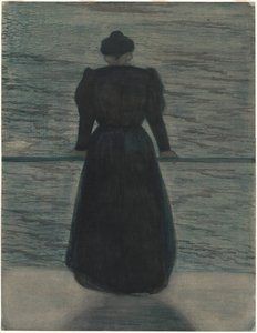 Deniz Kıyısındaki Kadın by Leon Spilliaert